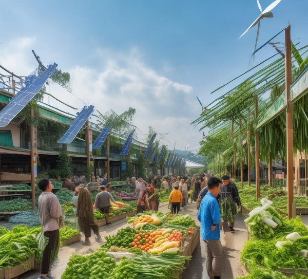 曲靖小坡农产品批发市场绿色转型，新能源赋能农产品流通新生态